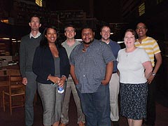 [photo, State Archives staff with Michael W. Twitty, State Archives, Annapolis, Maryland]