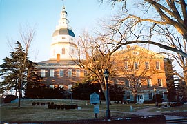 [photo, State House (from Maryland Ave.), Annapolis, Maryland]