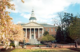 [photo, State House (from College Ave.), Annapolis, Maryland]