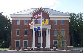 [photo, Office of Sheriff Headquarters, 6915 Crain Highway, La Plata, Maryland]