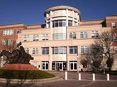 [photo, Prince George's County Courthouse, Marbury Wing (left side of building), Upper Marlboro, Maryland]