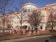 [photo, Prince George's County Courthouse, Bourne Wing (right side of building), Upper Marlboro, Maryland]