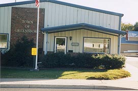 [photo, Police Department, 104 East Sunset Ave., Greensboro, Maryland]