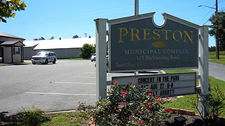 [photo, Town Hall, 105 Backlanding Road, Preston, Maryland]